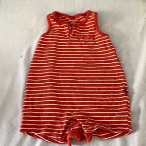 Sleeveless one piece